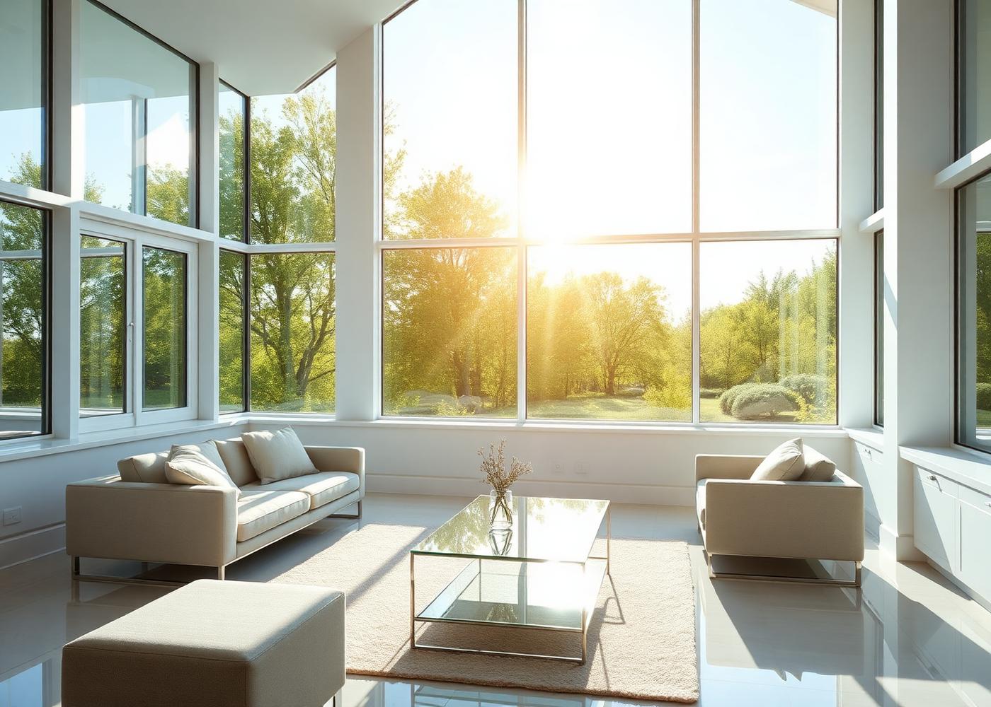 Interior window cleaning